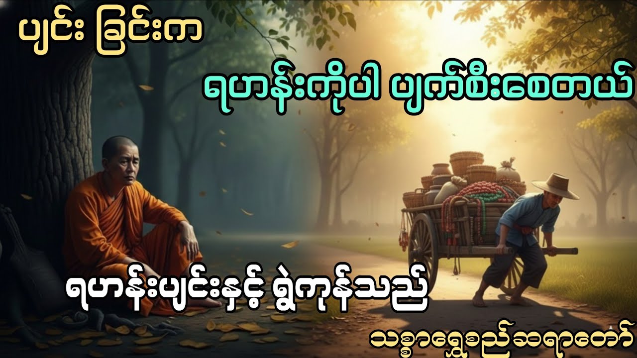 ရဟန်းပျင်းနှင့် ရွဲကုန်သည် တရားဒေသနာတော် (သစ္စာရွှေစည်ဆရာတော် အရှင်ဥတ္တမ) 