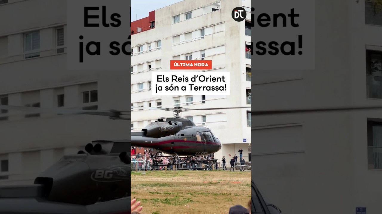 Ú𝗟𝗧𝗜𝗠𝗔 𝗛𝗢𝗥𝗔 🚁 Ses Majestats els Reis d’Orient ja són a 