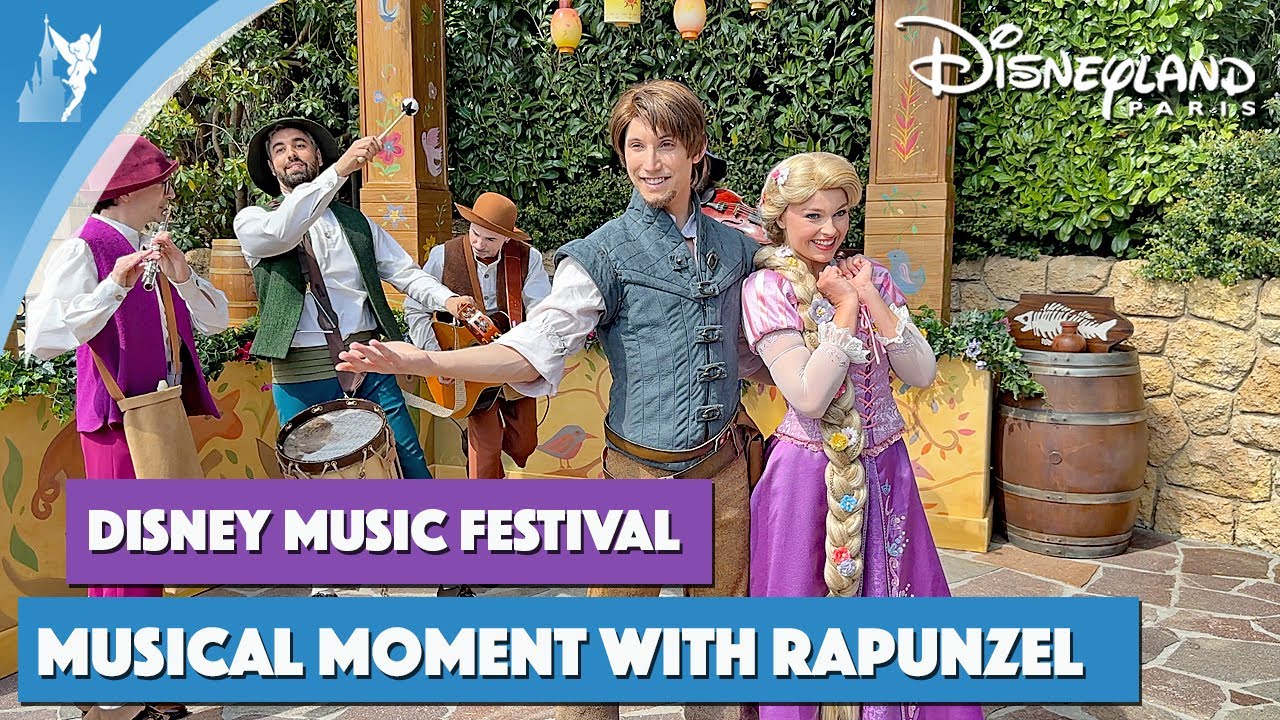 🎼 Musical moment with Rapunzel | Disneyland Paris Music Festival 2025