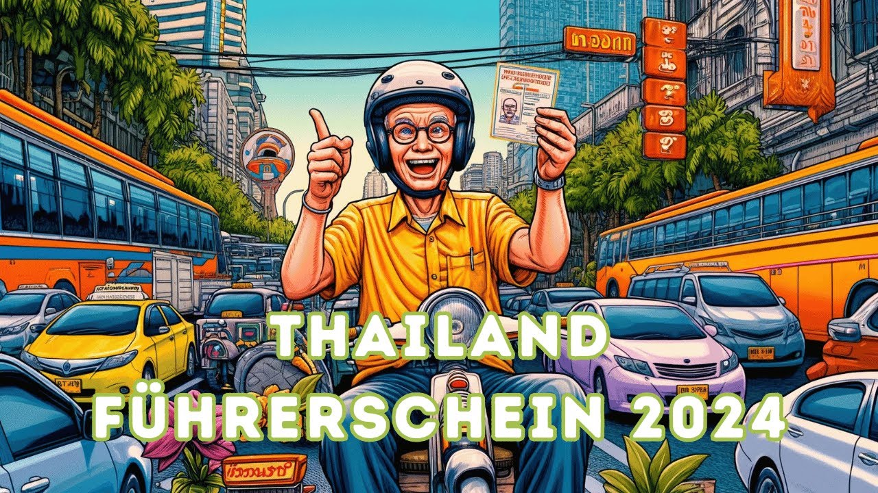 Thailand Fahrerlaubnis Führerschein für den Scooter, Moped, Motorrad als Tourist oder Auswanderer.