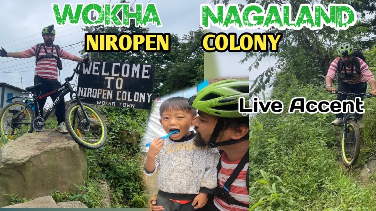 Exploring Niropen colony Wokha | Live Accident ￼ at downhill MTB | Wokha Nagaland 