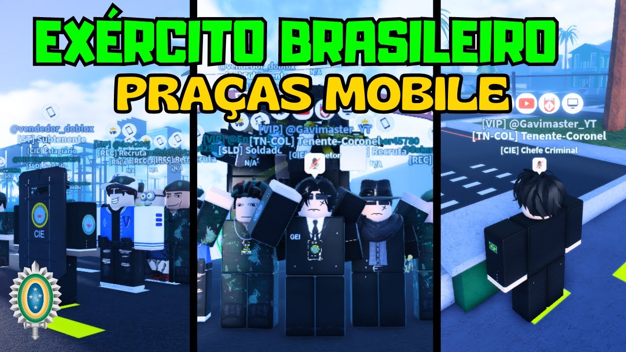 Roblox | MAIS UM TREINAMENTO de PRAÇAS MOBILE no EXÉRCITO! (E.B do TEVEZ)
