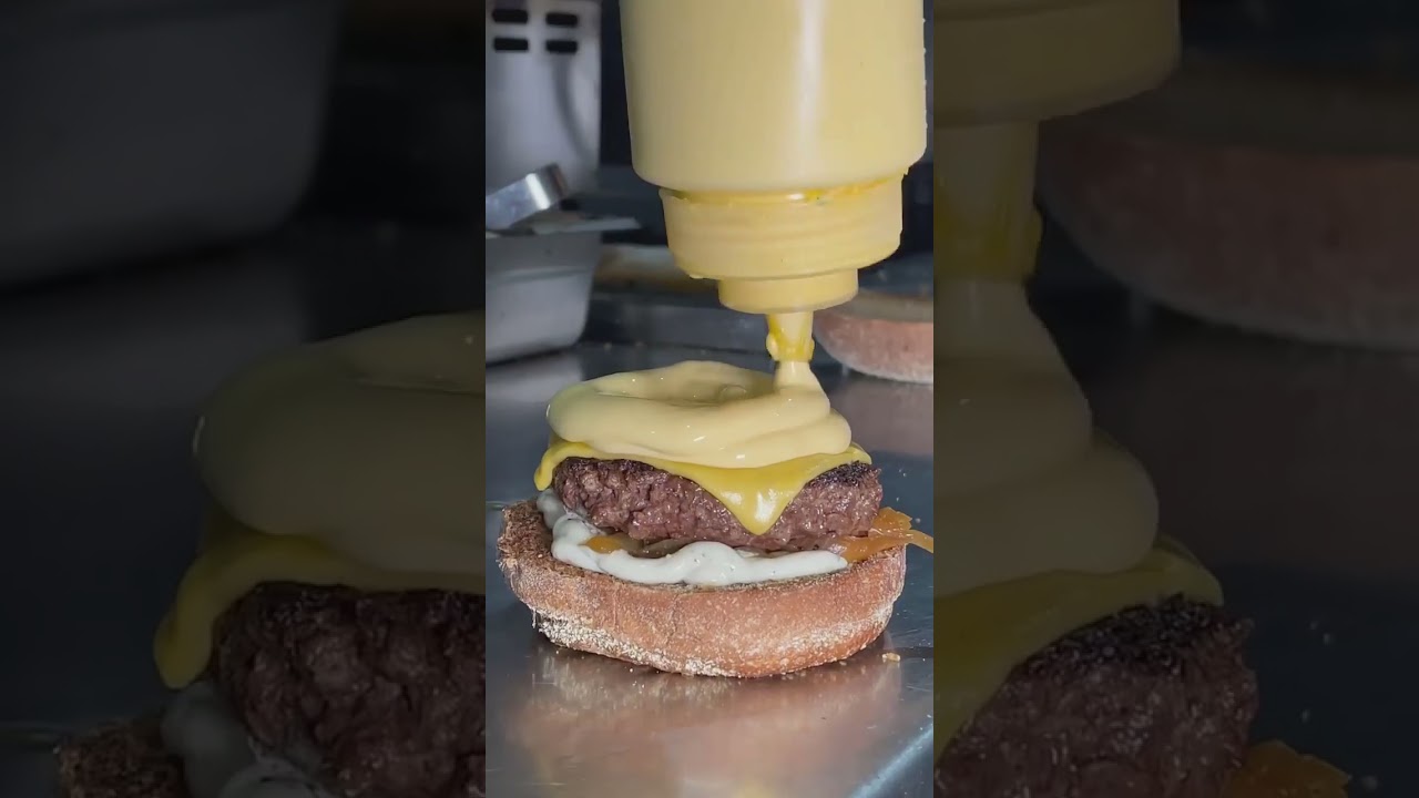 1 Best Cheese Bugger Yummy Flavor  #bugger #shorts#streetfood #mcdonalds #recipe