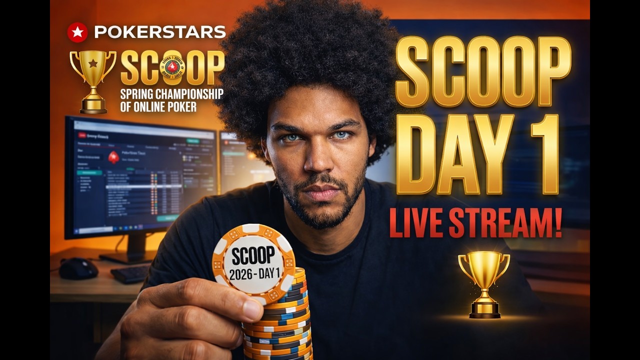 SCOOP Day 1 HUGE Tournament Series Starts Today!