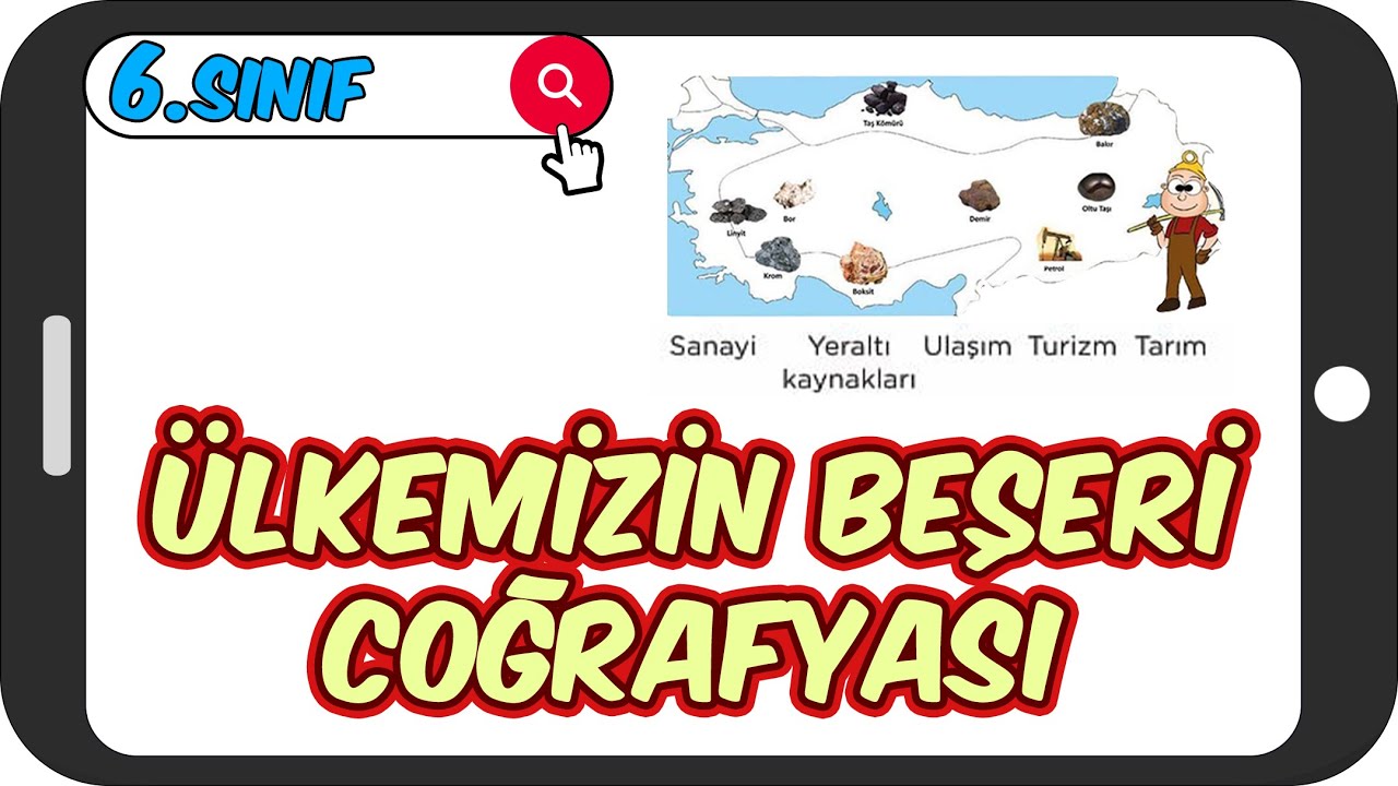 Ülkemizin Beşeri Coğrafyası / Kolay Konu Anlatımı 🌍 6.Sınıf Sosyal 