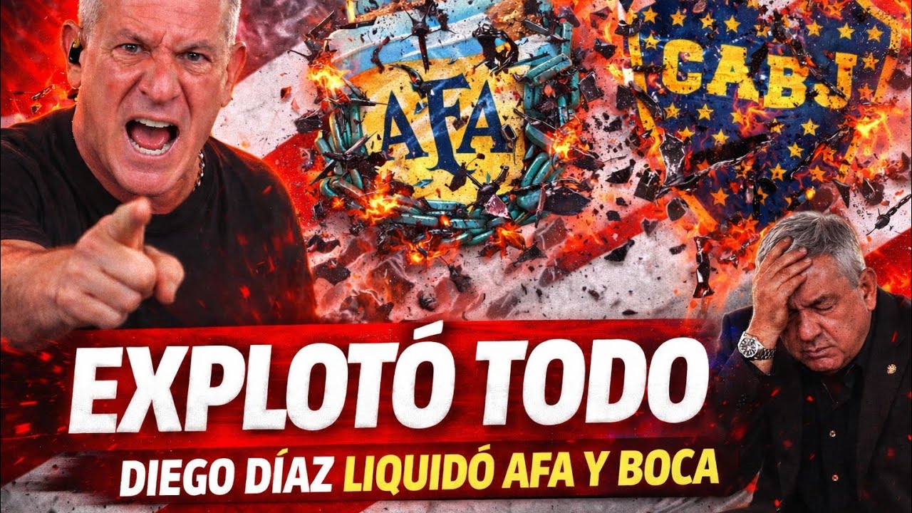 🔥 DIEGO DÍAZ EXPLOTÓ: “BOCA ES EL ÚNICO ALINEADO CON LA AFA” Y BANCÓ A RIVER