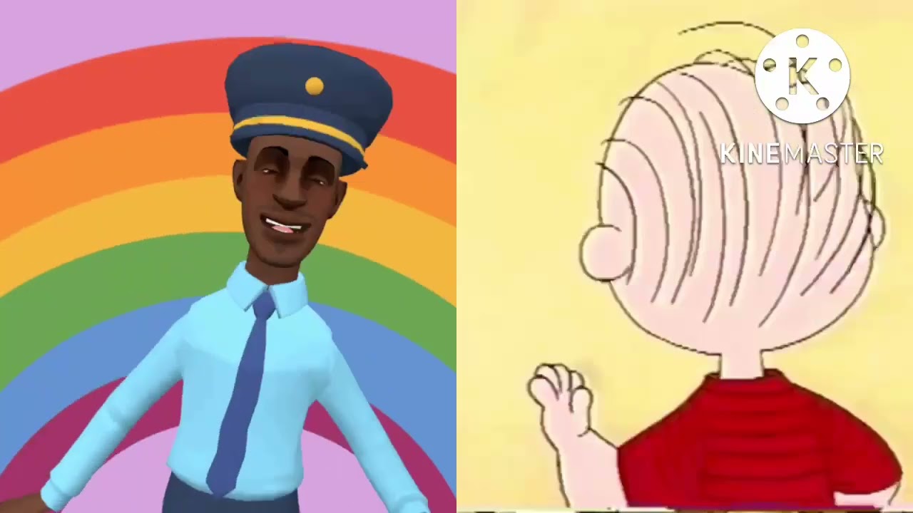 Plotagon Police Officer and Linus Van Pelt Dance to Whoomp! There It Is by Tag Team