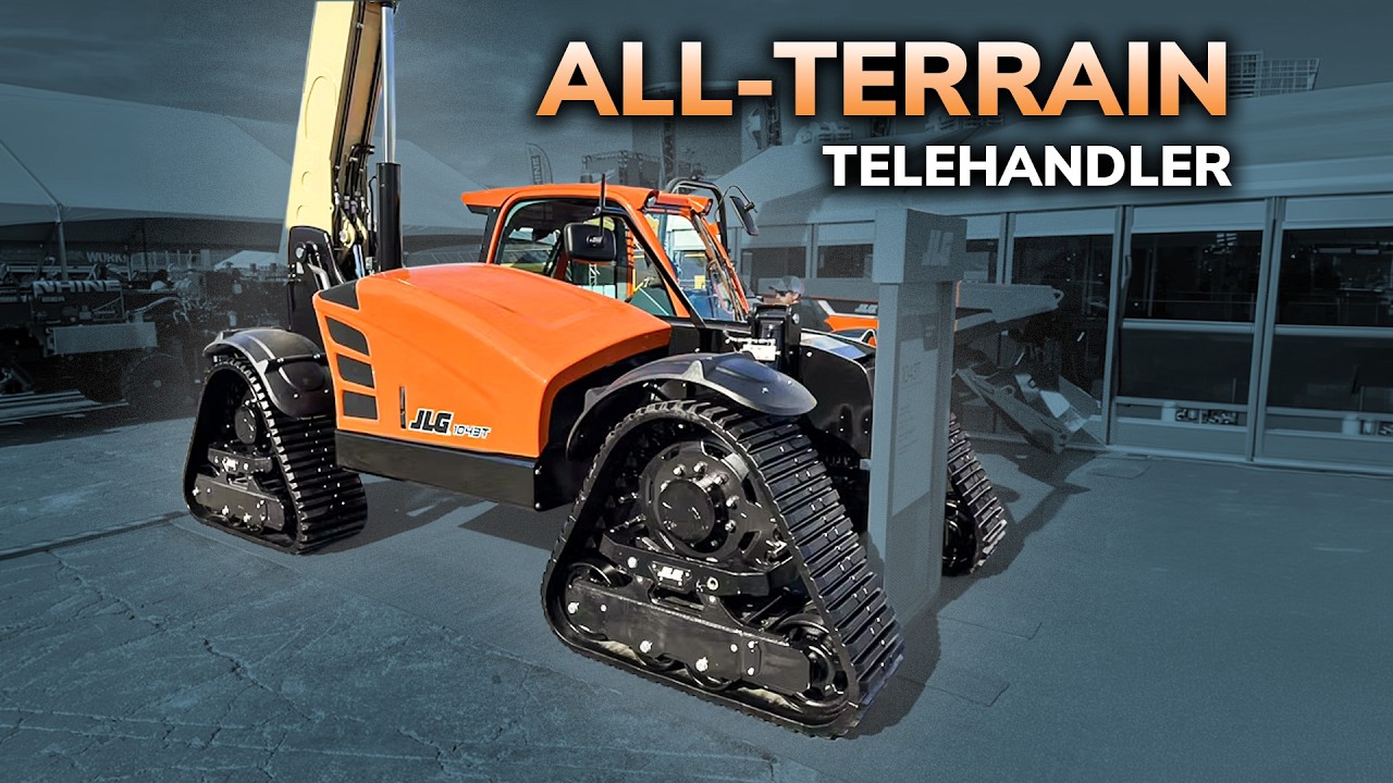 JLG Unveils All-New Prototype 1043T Quad-Track Telehandler