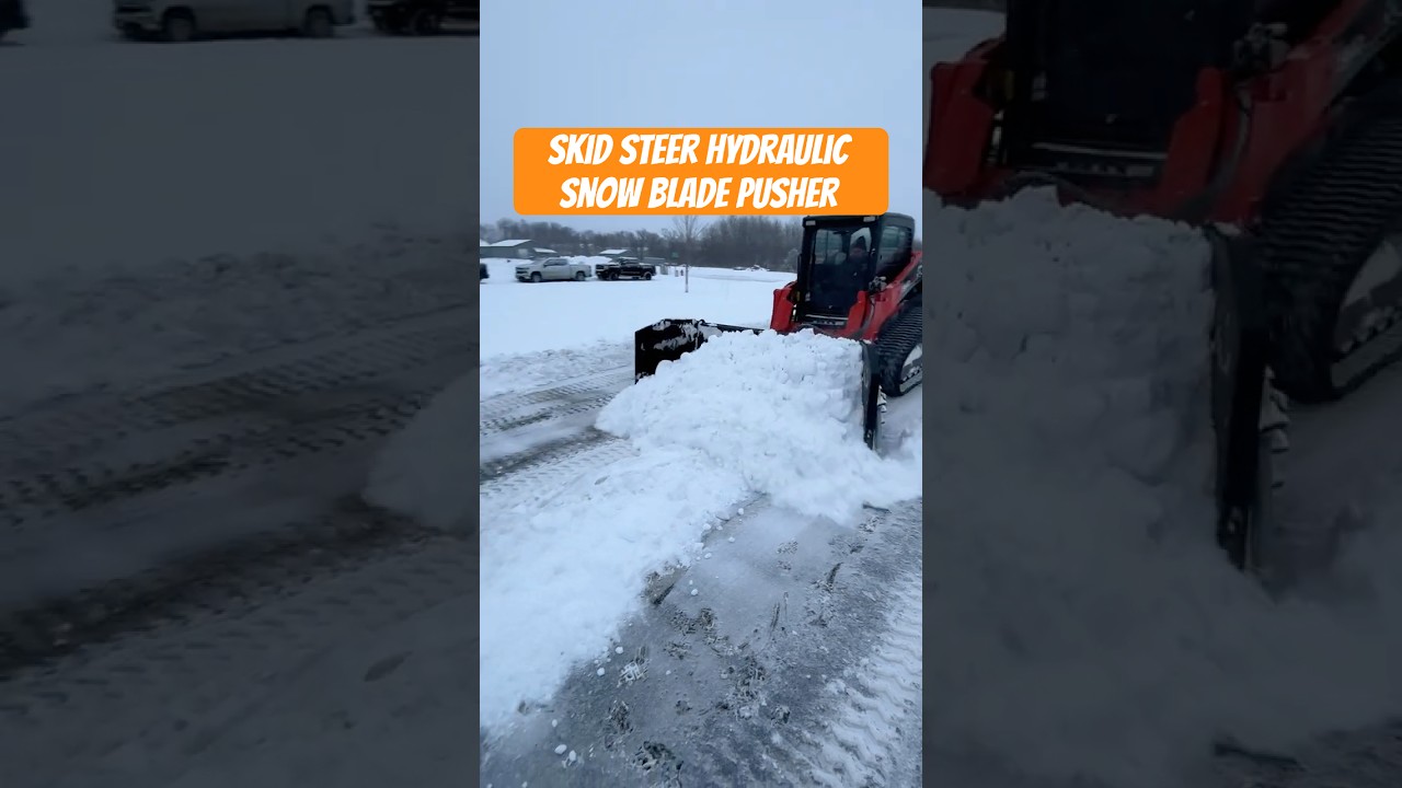 Hydraulic Snow Blade Pusher Combo