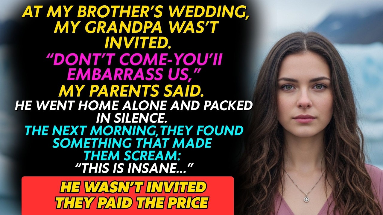 На свадьбу моего брата не пригласили дедушку — а потом мои родители обнаружили нечто шокирующее.