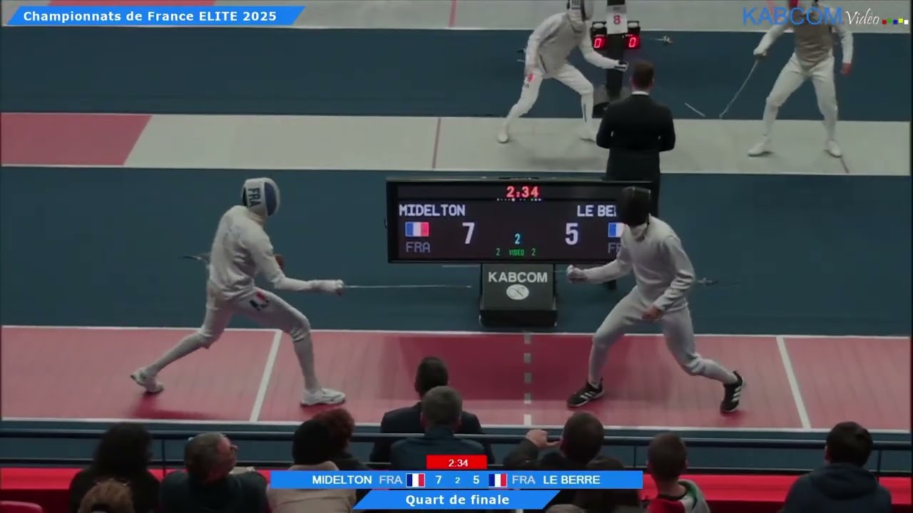 French Championships 2025 SME - L8 - Luidgi Midelton FRA v Gaetan Le Berre FRA