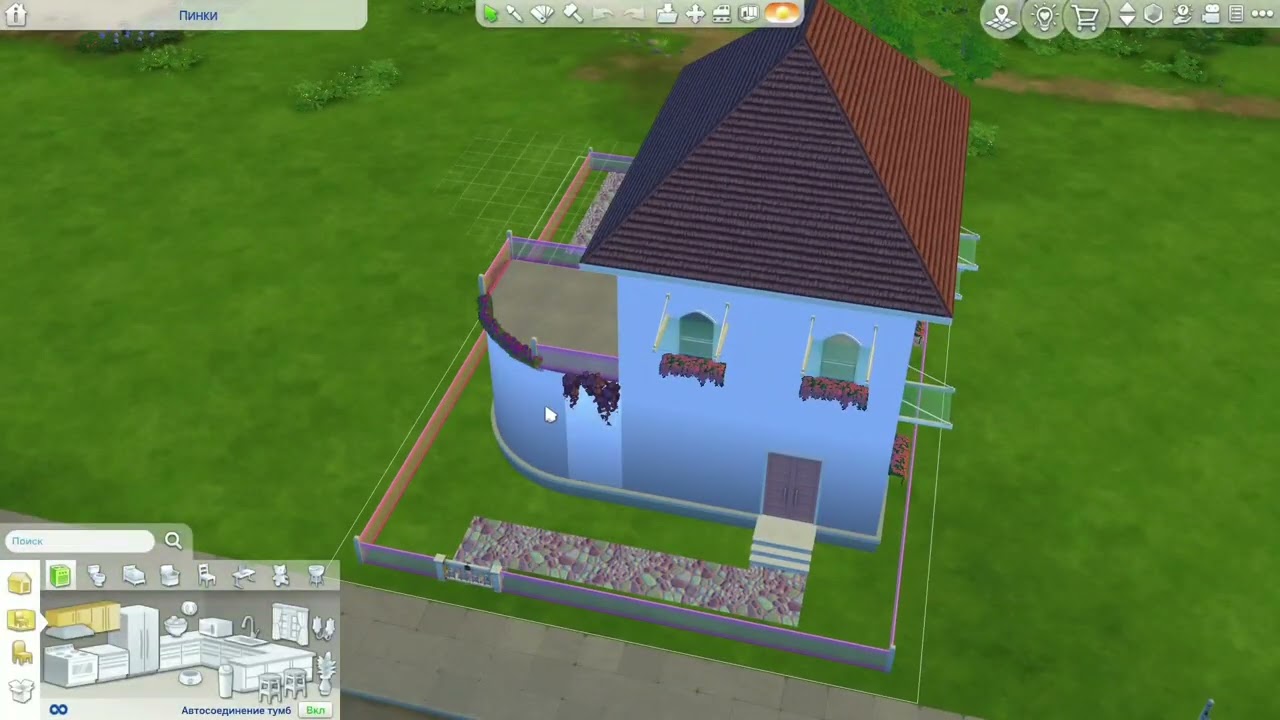 Создаем «ПИКМИ» дом в Ньюкресте в SIMS 4 - серия 1 