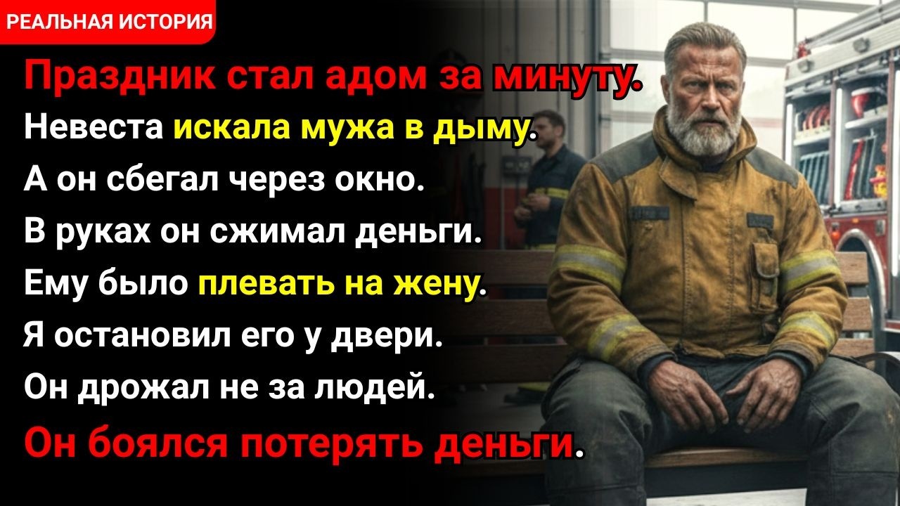 (История пожарного) ЖЕНИХ СПАСАЛ ДЕНЬГИ, А НЕВЕСТУ БРОСИЛ В ОГНЕ