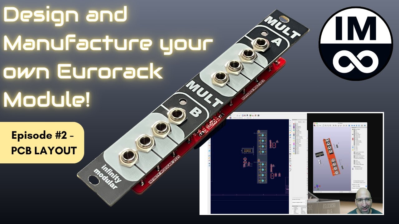 Eurorack modular design 101 - Episode  2  - PCB layout with KiCAD