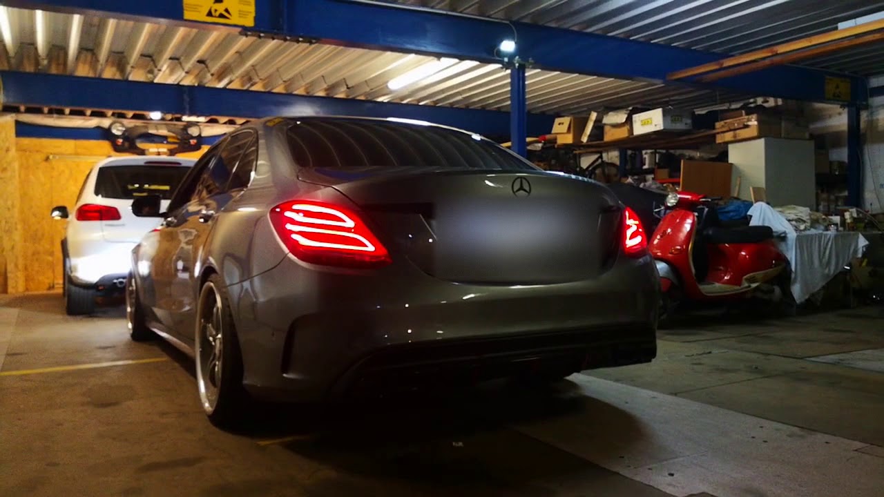 KRANKER V8 Active Sound! RSE Upgrade am W205 C-Klasse Mercedes Benz