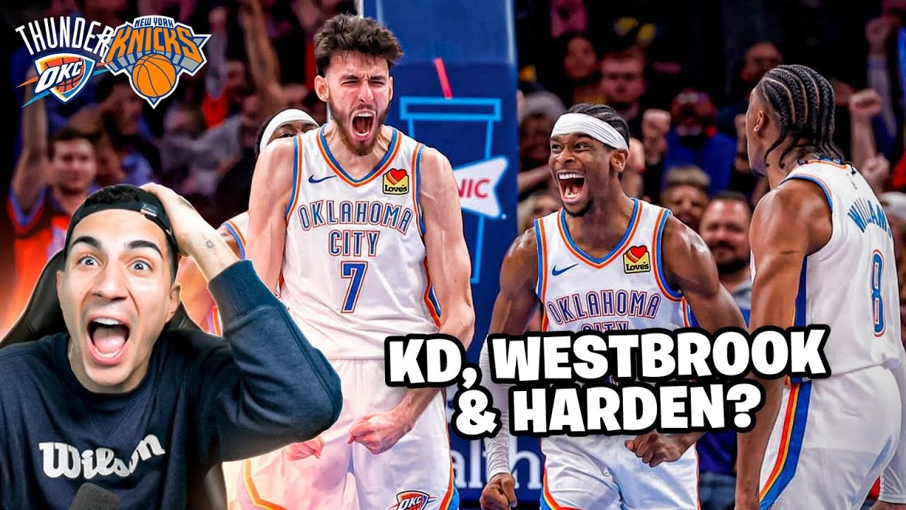 ¿EL BIG 3 que PUEDE SUPERAR a DURANT, HARDEN y WESTBROOK? ¡ME VUELVO LOCO! - THUNDER vs KNICKS