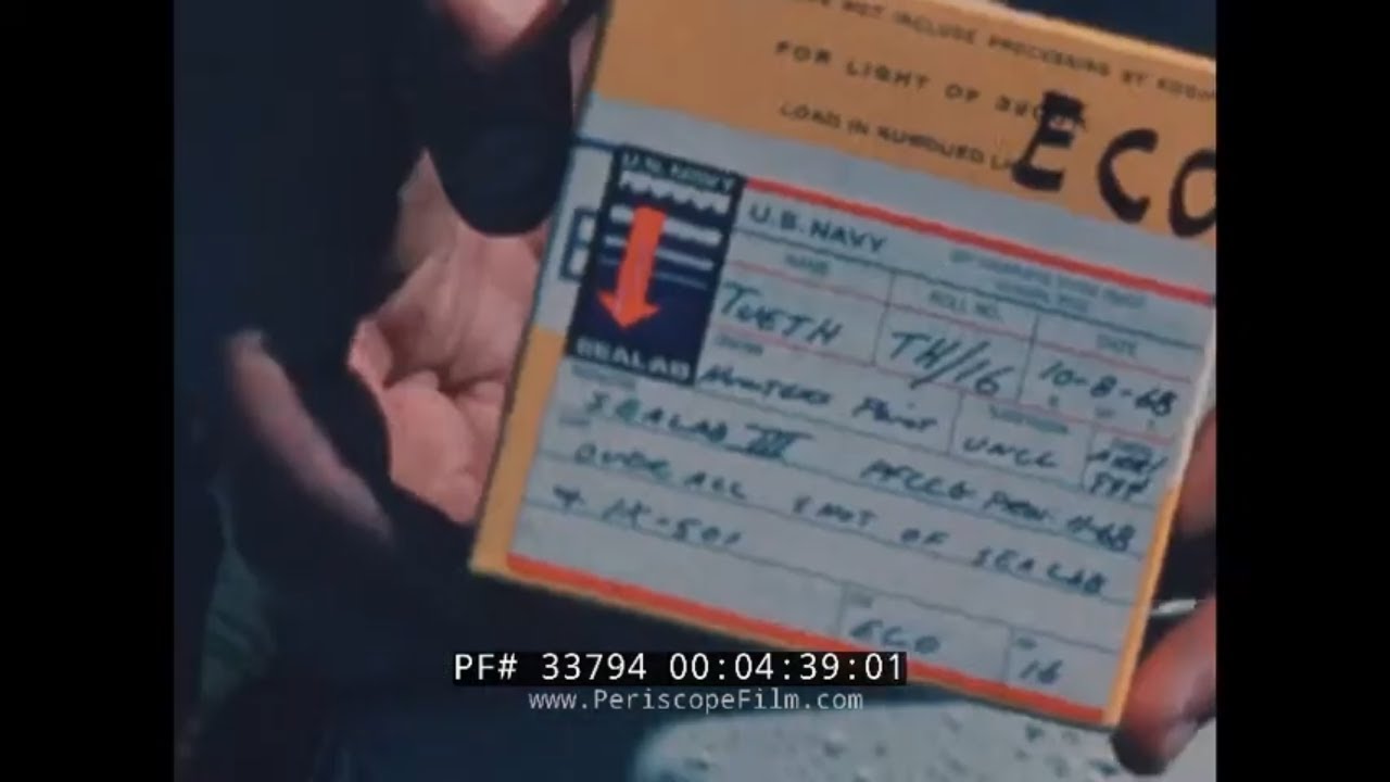 SEALAB III UNDERWATER HABITAT LEAVES SAN FRANCISCO BAY   OCTOBER, 1968   (RAW FOOTAGE)  33794