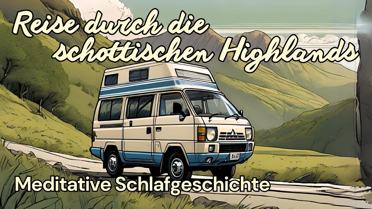 Einschlafen im Campingbus bei sanftem Regen | Schlafgeschichte mit sanften Klängen 💤✨🌛