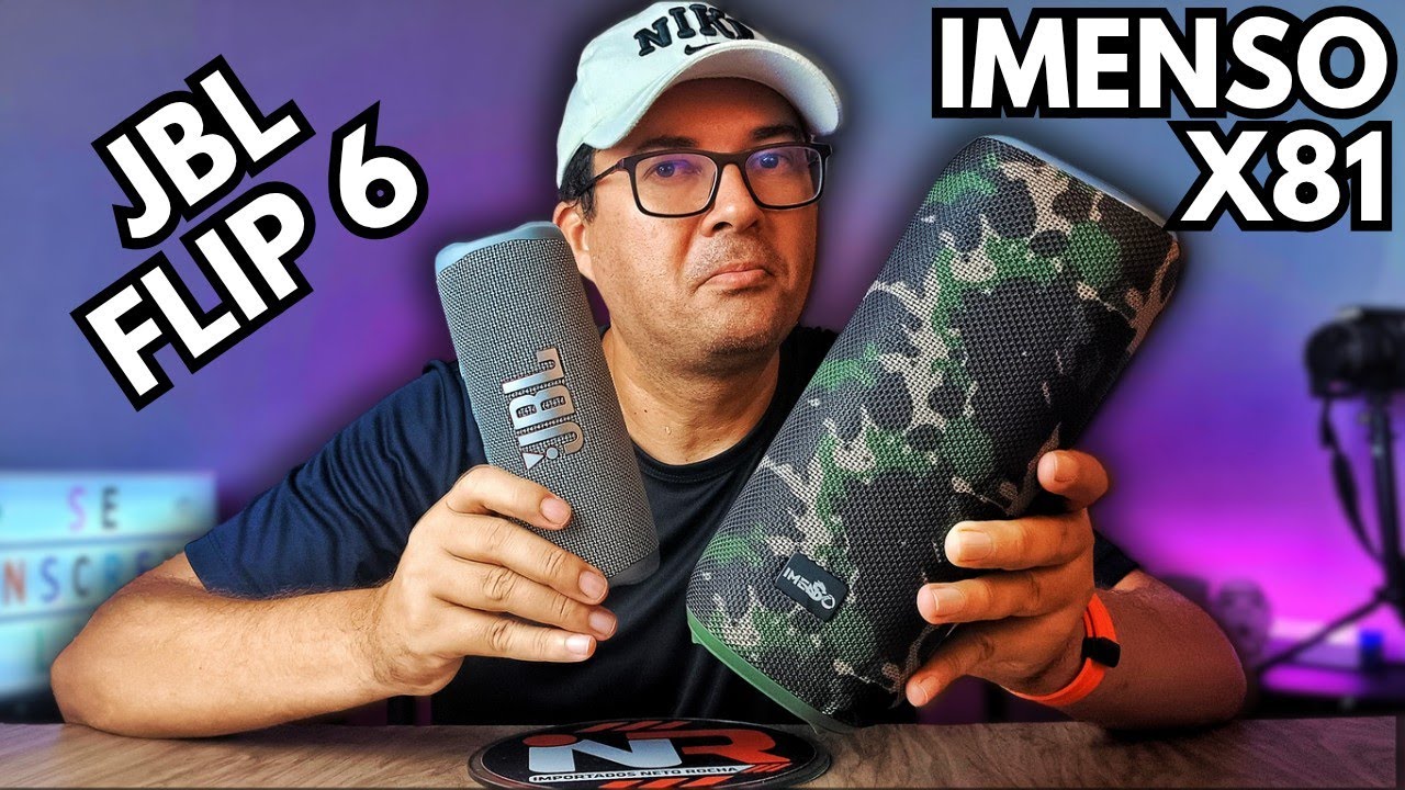 JBL FLIP 6 vs IMENSO X81 | é muita diferença!!!