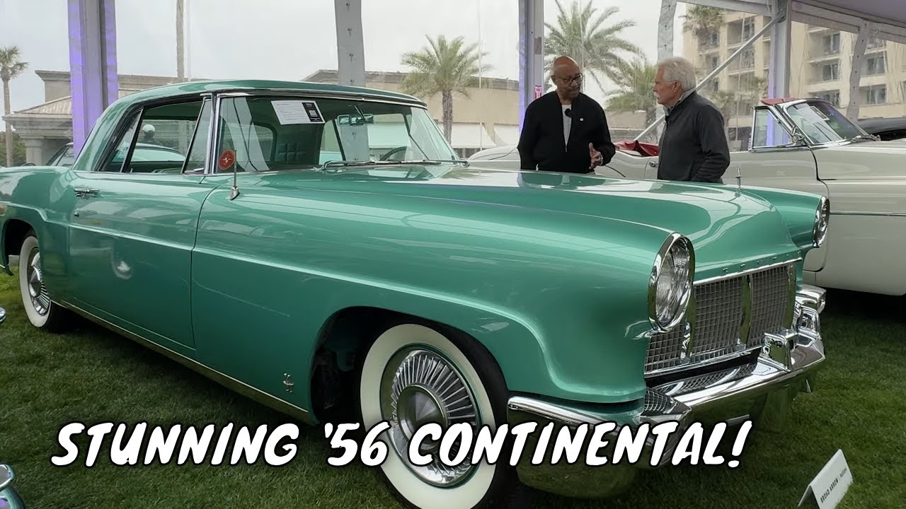Уэйн Карини и Эд Уэлберн осматривают потрясающий Continental Mark II 1956 года выпуска