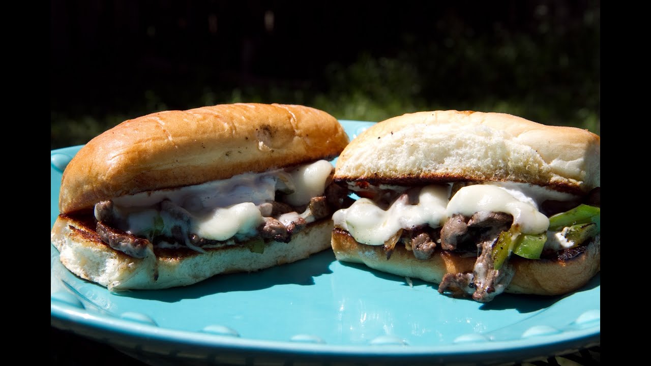Philly Cheese Steaks on the Kettle Q