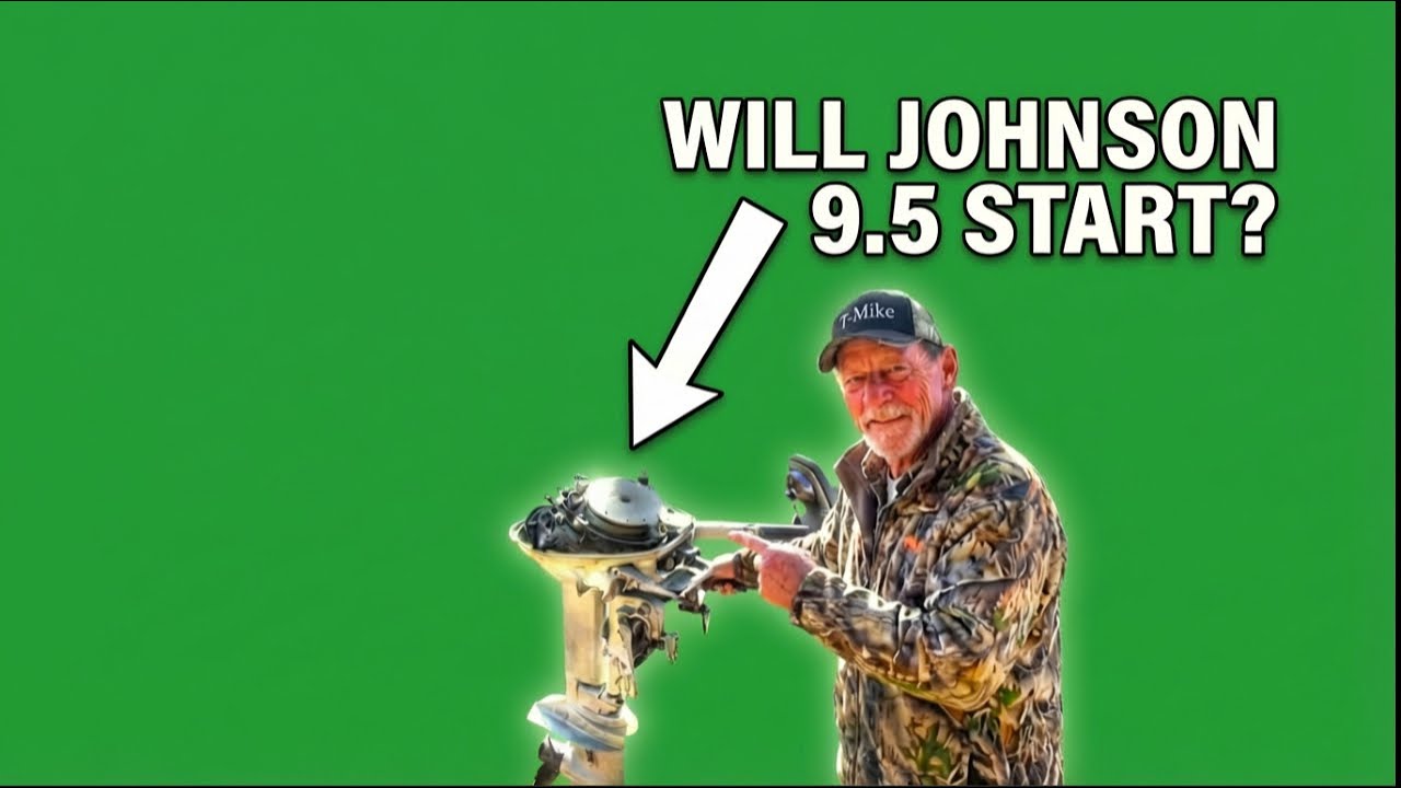 Заведётся ли вообще этот старый Johnson 9.5?