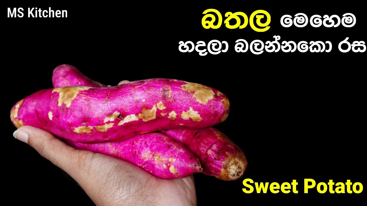 රසට කන්න බතල මෙහෙම හදන්න | Bathala | Sweet Potato Curry | @mskitchen3708