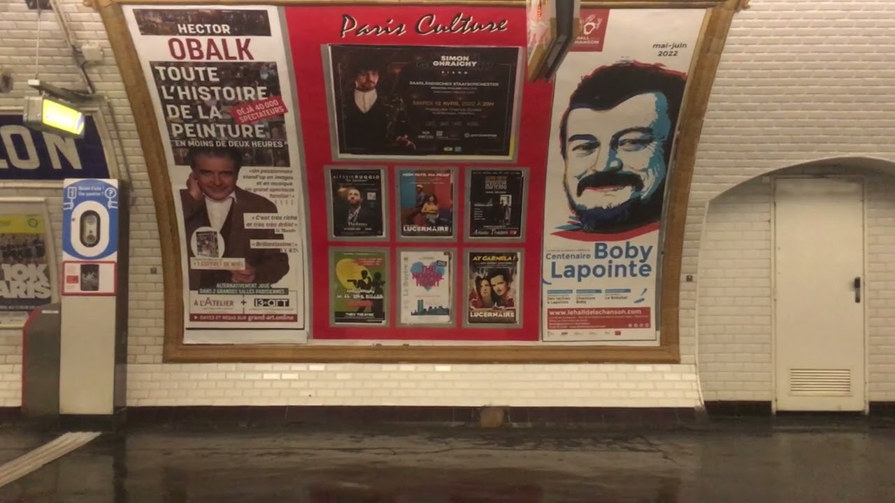 Ligne 10 : trajet en MF67 entre Gare d’Austerlitz et Boulogne Pont de Saint Cloud