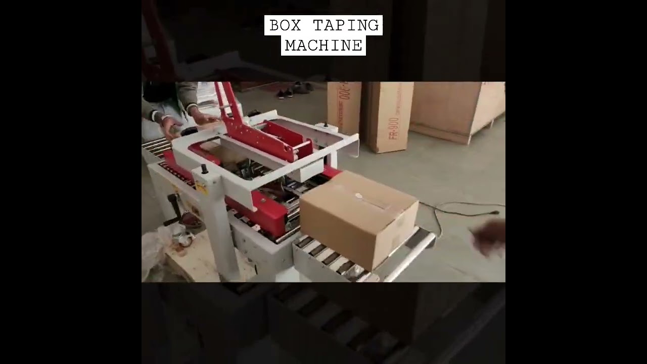 Box taping machine