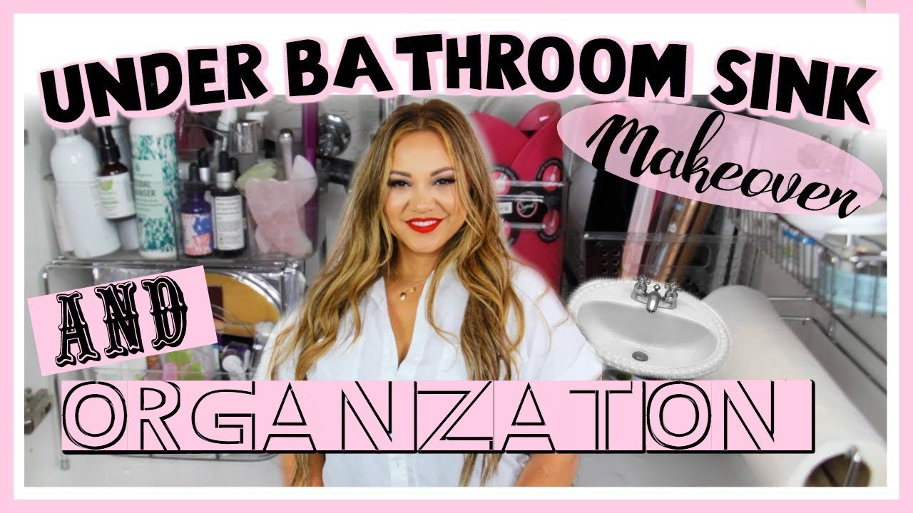 Under Bathroom sink Makeover and Organization