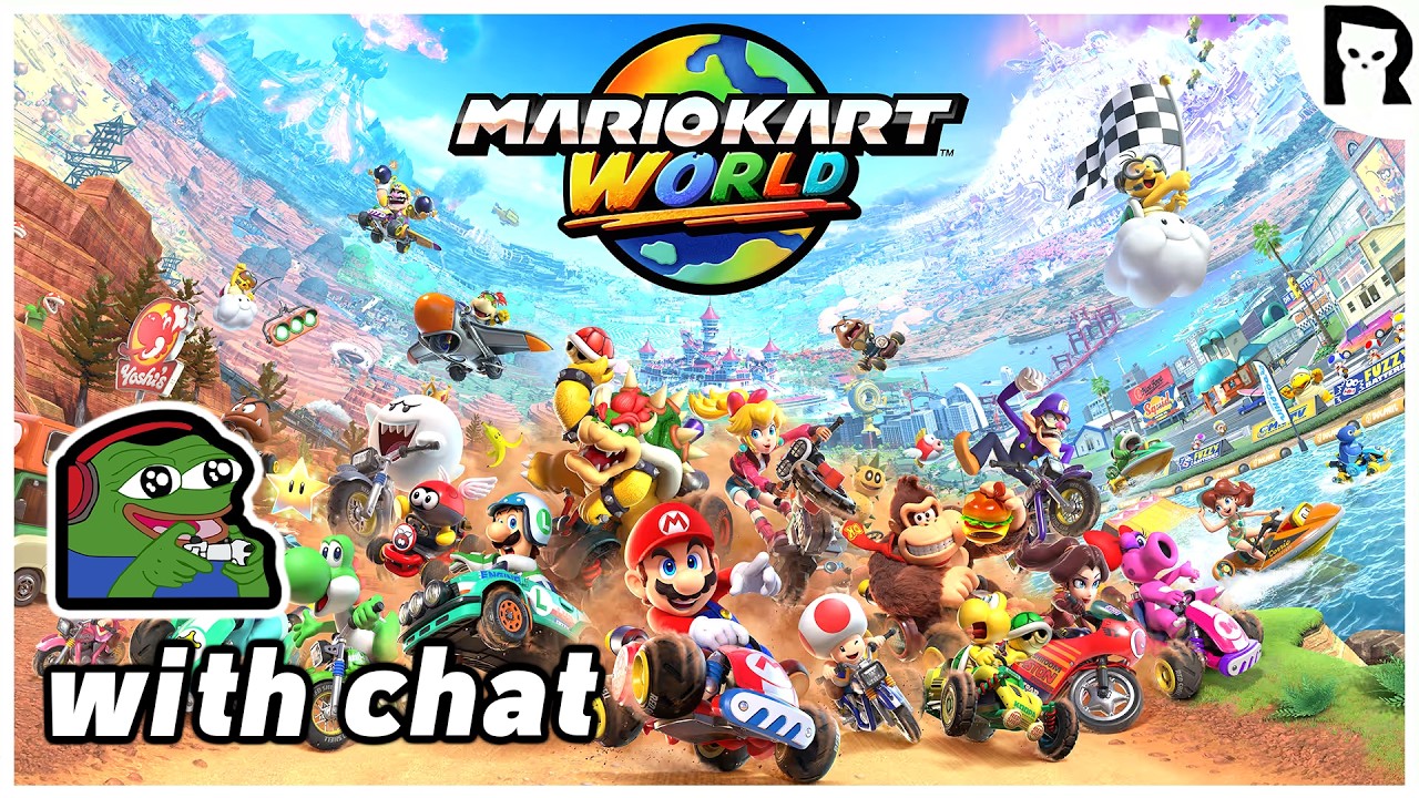 Lirik plays Mario Kart World | Chasing One Win