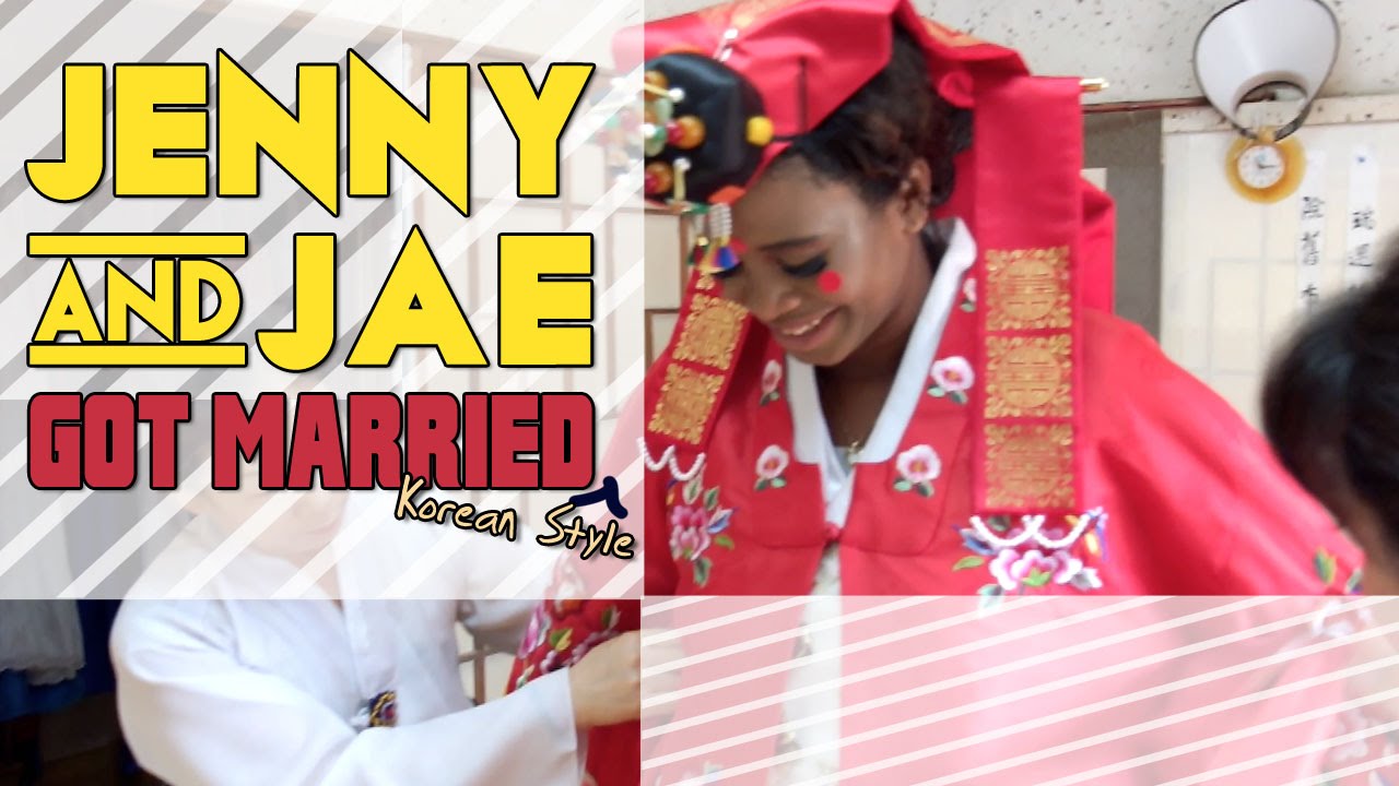 REUPLOAD: | Jenny & Jae Got Married | Traditional Korean Wedding (Korean Folk Village) | 국제커플 결혼식