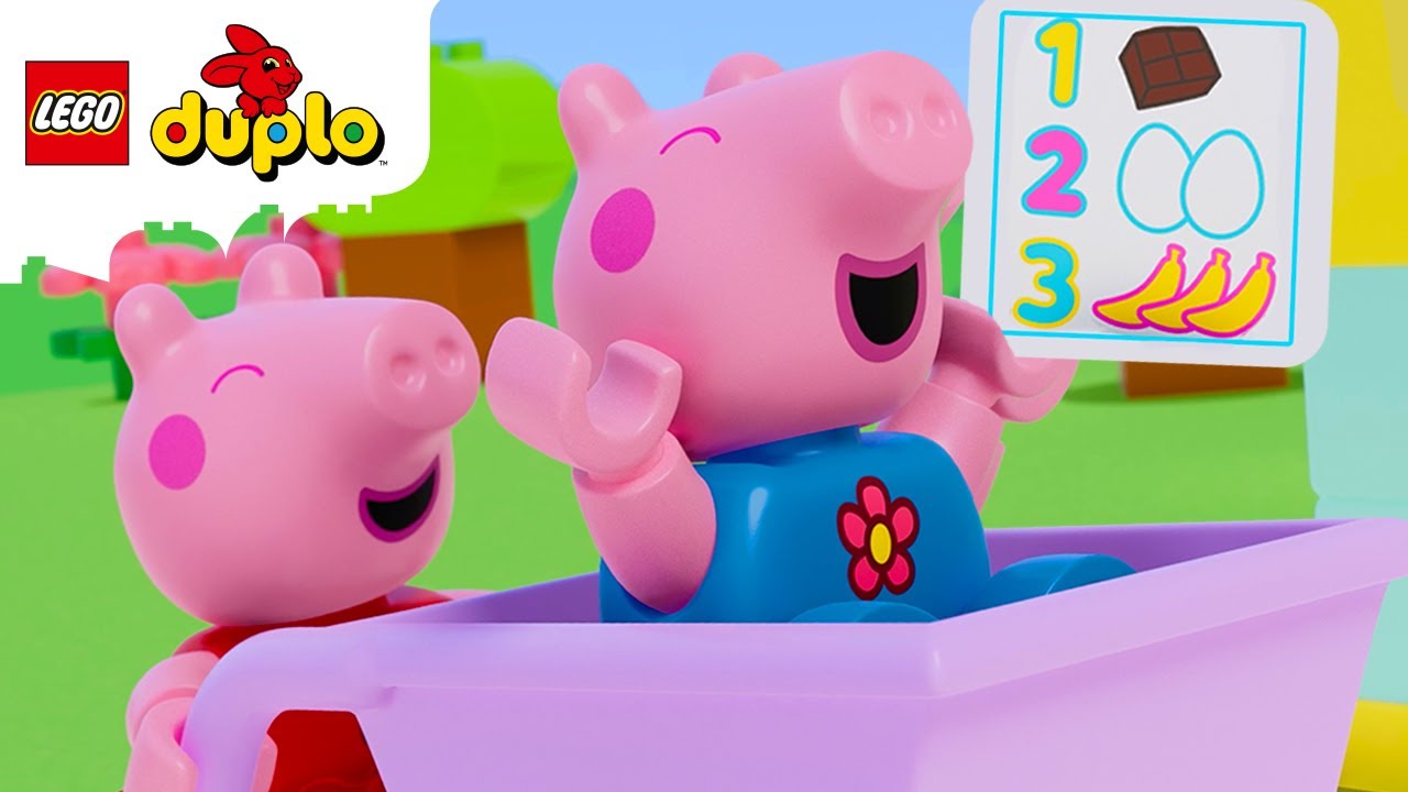 LEGO DUPLO Peppa Pig Rimas infantiles | La lista de compras del supermercado | Canciones para niños