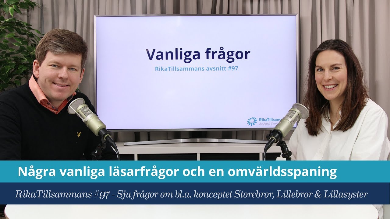 #97 - Sju vanliga läsarfrågor och en omvärldsspaning