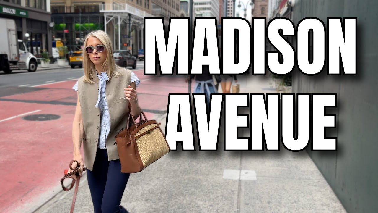 NEW YORK CITY Walking Tour [4K] - MADISON AVENUE - Where Money Talks