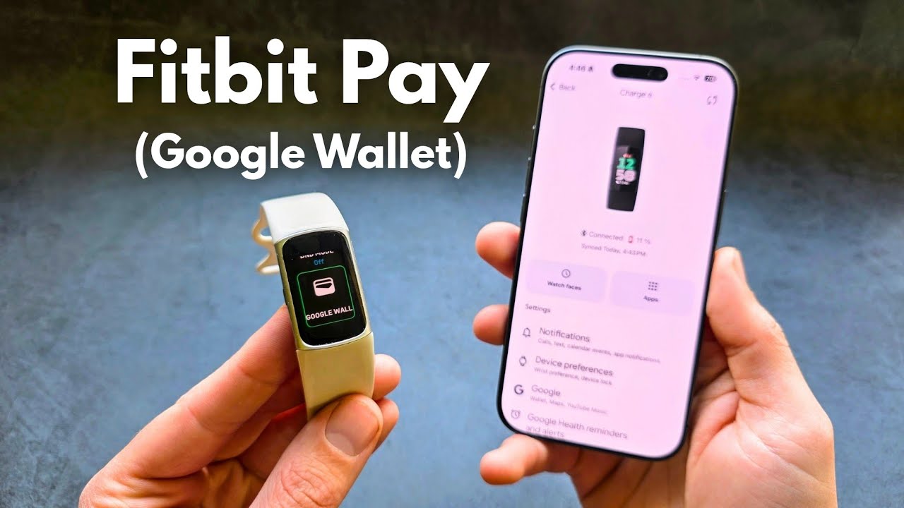 Как настроить Google Wallet / Fitbit Pay на Fitbit Charge 6 / 5