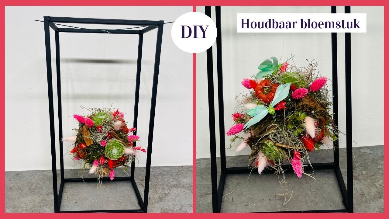Industrieel houdbaar bloemstuk  | Carlein Tukkers  | Cursus Bloemschikken #300