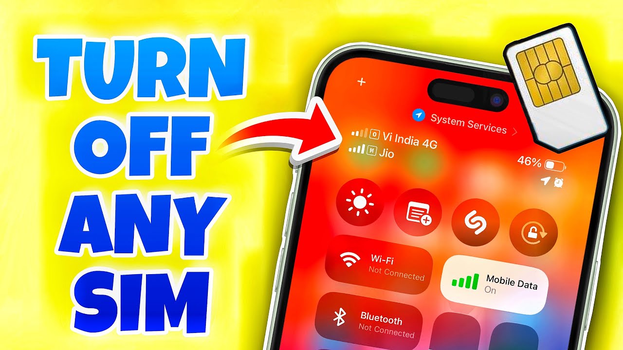 Как отключить любую SIM-карту на iPhone