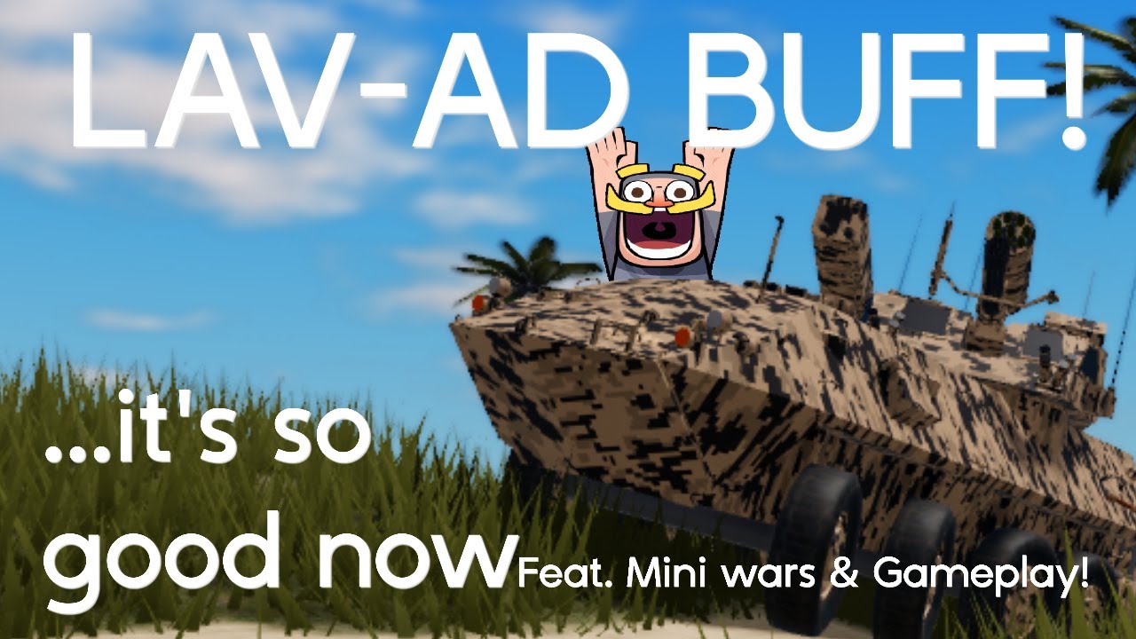 LAV-AD got a buff in War Tycoon, and it's better than ever now! (Feat. Mini wars & Gameplay)