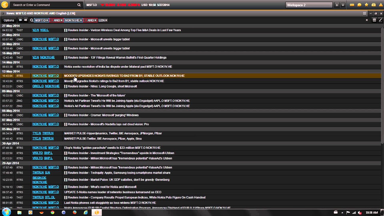 How to use the News Monitor in XENITH
