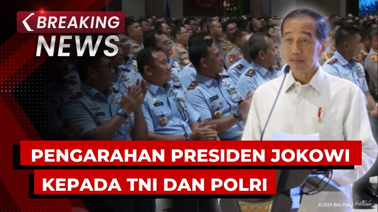BREAKING NEWS - Pengarahan Presiden Jokowi Kepada Pejabat TNI dan Polri di Istana Negara IKN