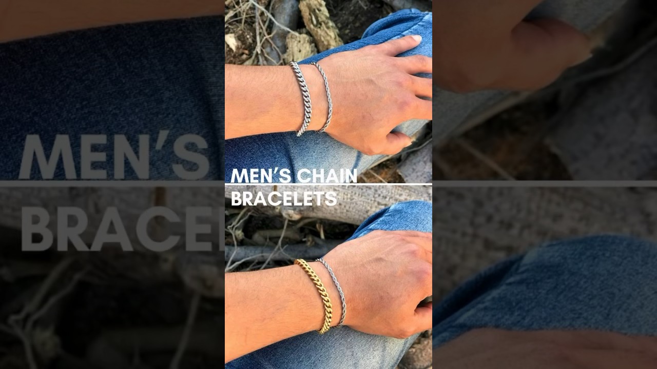 Simple Men’s Chain Bracelets That Go a Long Way With Your Outfit