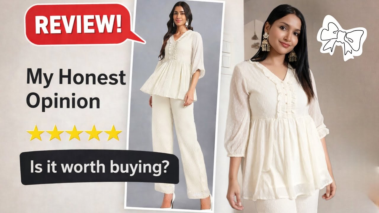 Is it worth buying? 🤍 Myntra Co-ord Set Honest Review | Ridhima’s Pick