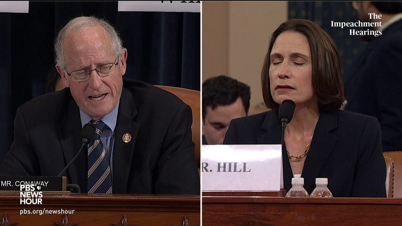 WATCH: Rep. Mike Conaway’s full questioning of Hill and Holmes | Trump's first impeachment hearings