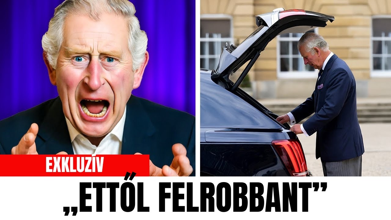 Károly király ellenőrzi a csomagtartót, William’s Reaction Stuns