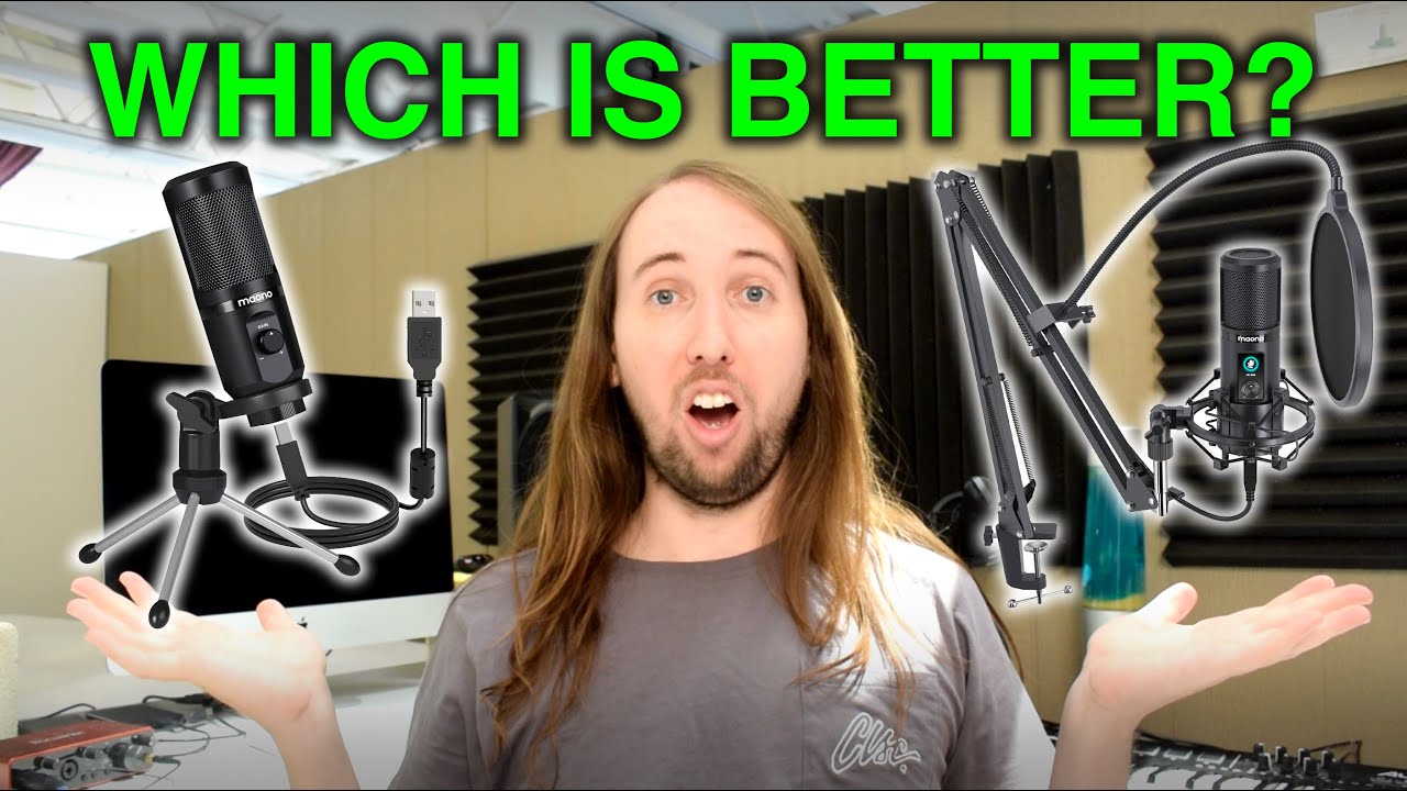MAONO PM461TR vs MAONO AU-PM421 USB Condenser Microphone Comparison and Review
