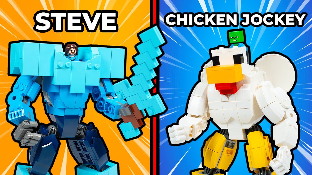 Я построил механизмы из фильма «LEGO Minecraft»