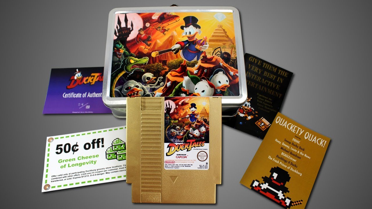 Uffruppe #120 - Unboxing Duck Tales Remastered - Limited Gold NES Cartridge Edition