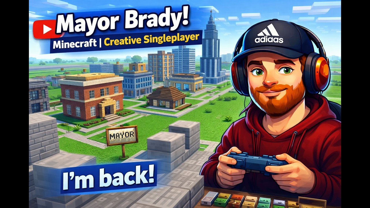 Mayor Brady! | Minecraft Java Edition | Creative Single Player