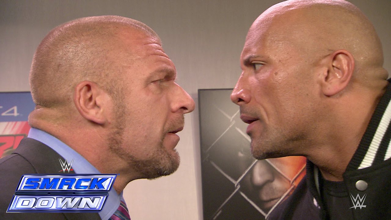 Рок и Трипл Эйч совершают агрессивную прогулку по переулкам памяти: SmackDown, 10 октября 2014 г.